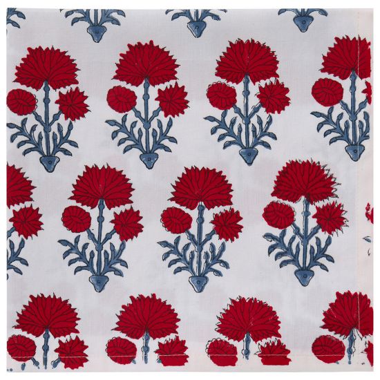 Hana Napkin - Red/Teal (Set of 2)